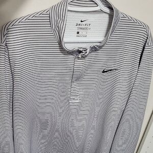 Nike Dri-FIT Striped Long Sleeve Quarter Zip
